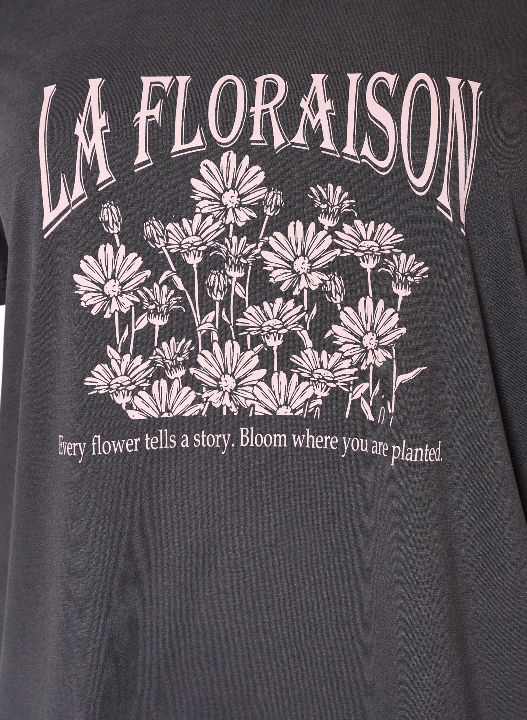 ZizziT-shirt imprim&eacute;, Gris, Packshot image number 2