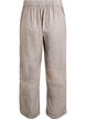 Pantalon ample en lin et viscose, Marron, Packshot image number 1