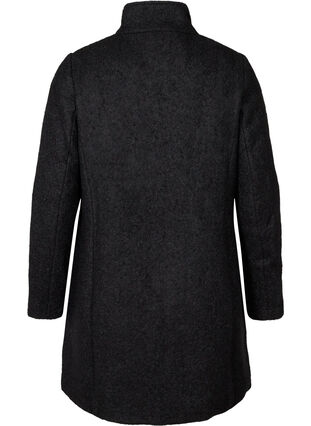 Veste avec laine et fermeture éclair, Black, Packshot image number 1