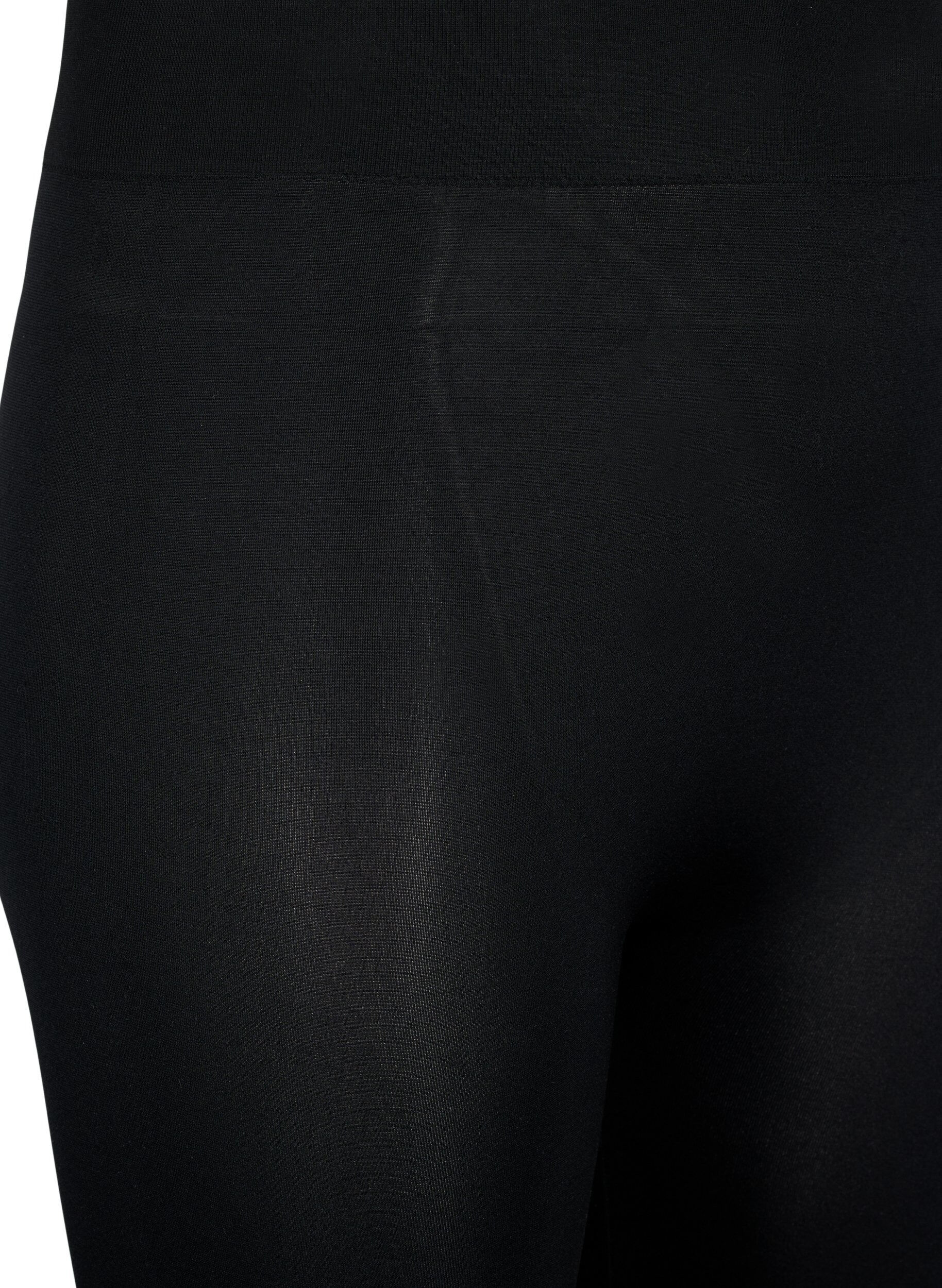 Zizzi Leggings 3/4 sans coutures, Noir, Packshot image number 2