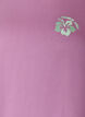 T-shirt en coton biologique avec impression au dos, Rose, Packshot image number 2
