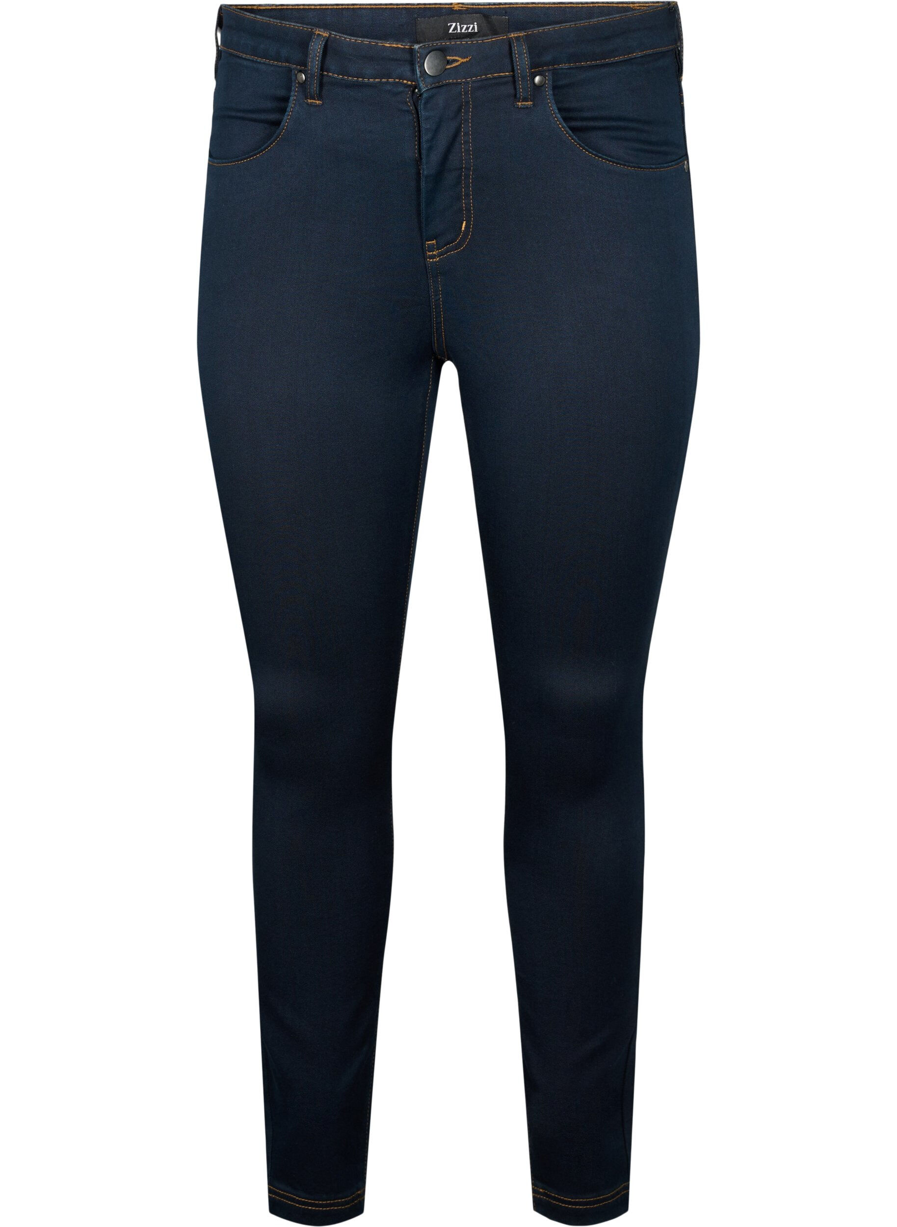 ZizziJean Amy super slim &agrave; taille haute, Tobacco Un, Packshot image number 0