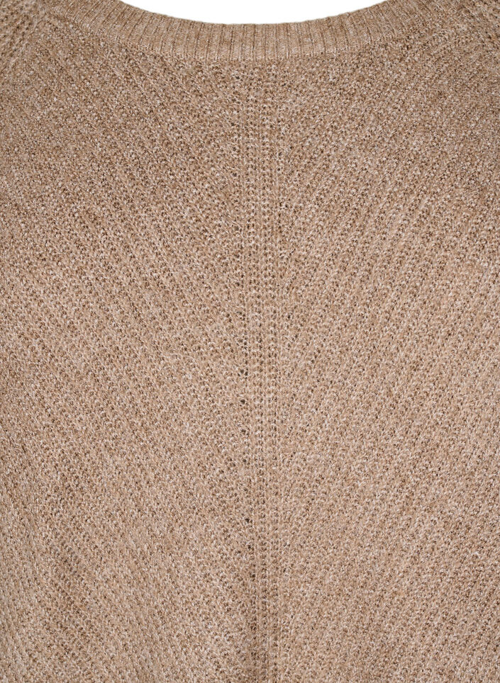 Chemisier en maille avec col rond, Fossil Mel., Packshot image number 2