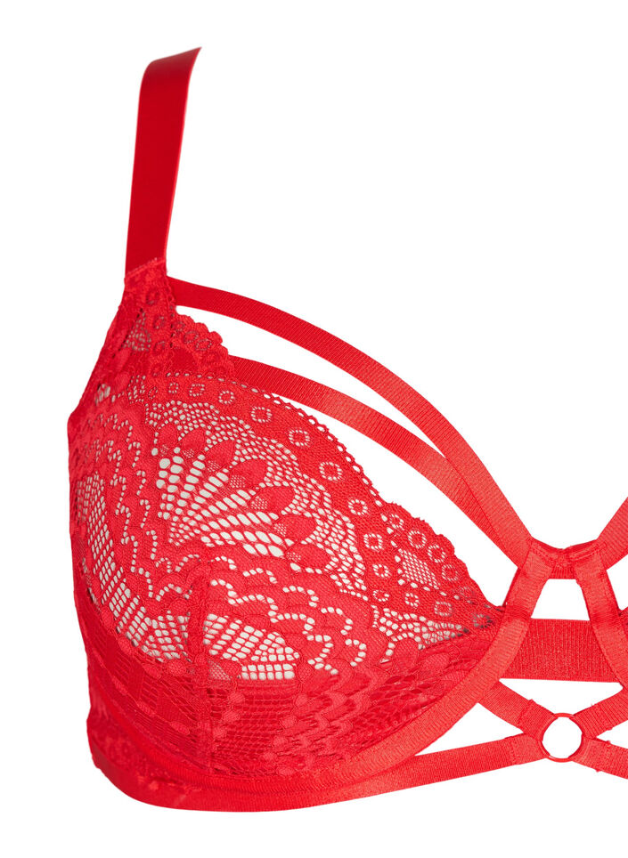 Soutien-gorge en dentelle avec cordons et armature, Salsa, Packshot image number 2