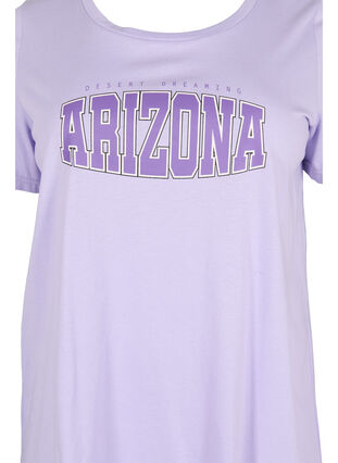 T-shirt en coton avec imprimé, Lavender ARIZONA, Packshot image number 2