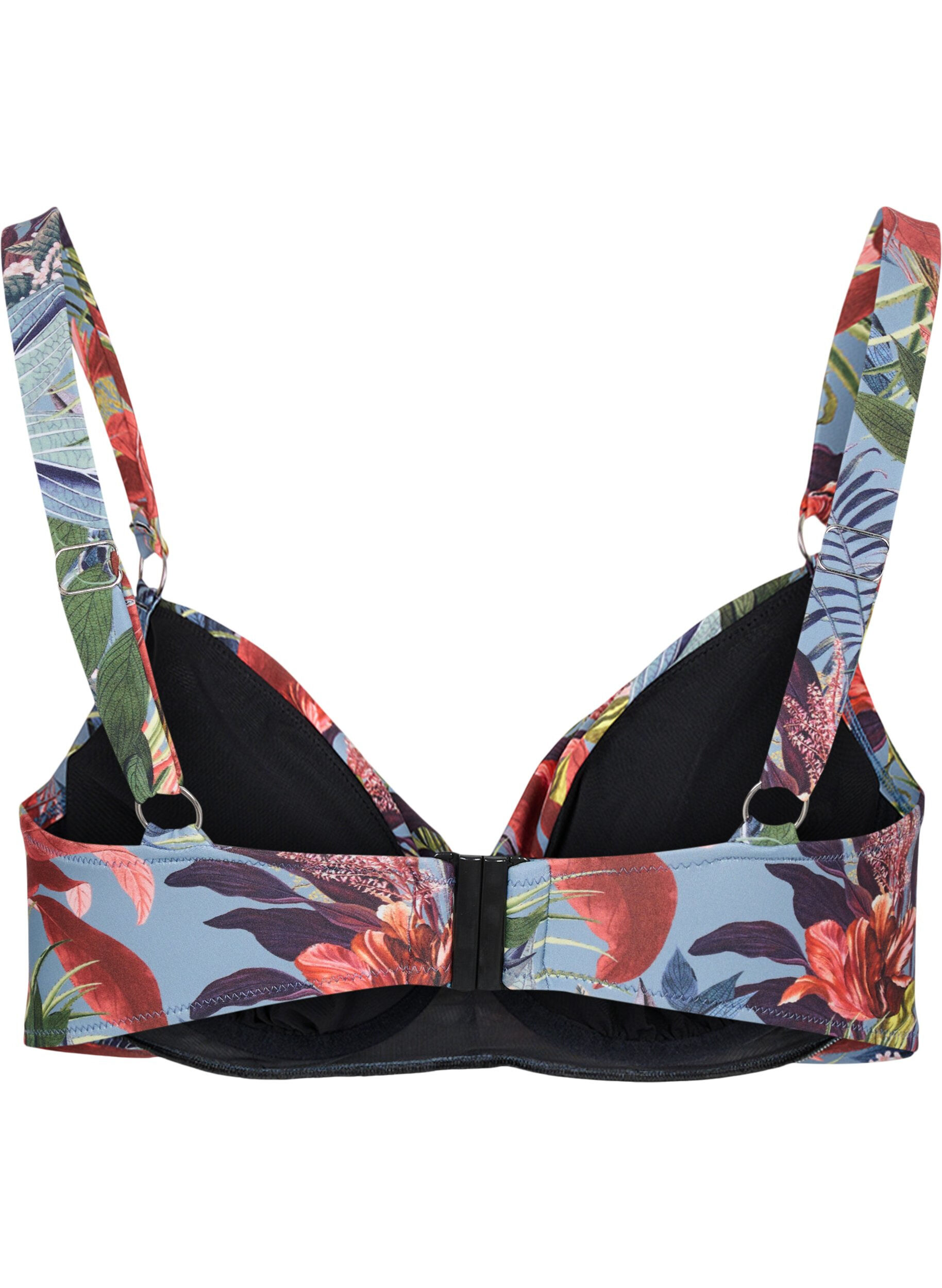Zizzi Soutien-gorge de bikini imprim&eacute; avec armature, Citadel AOP, Packshot image number 1