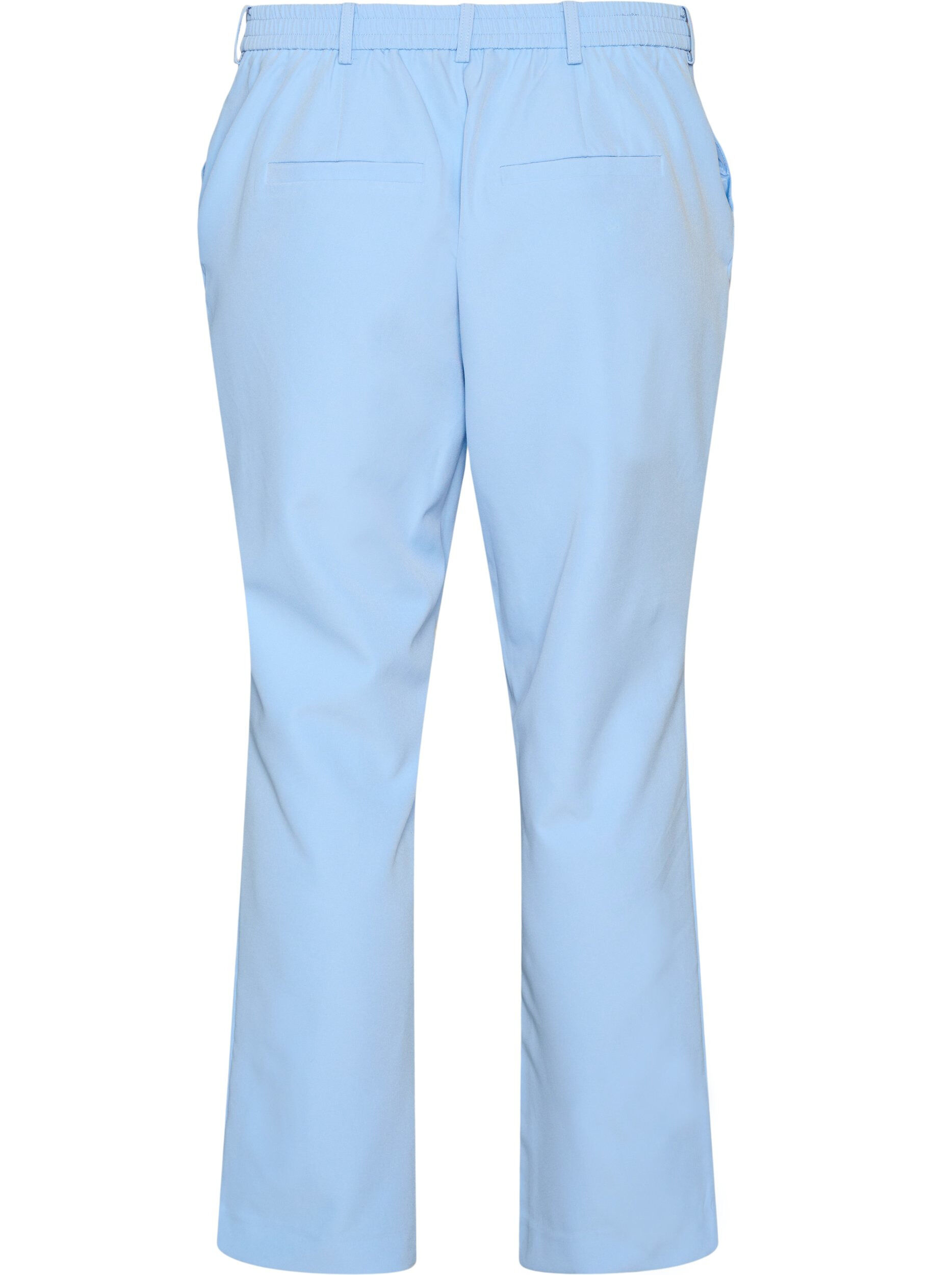 ZizziPantalon avec poches et jambes droites, Bleu Clair, Packshot image number 1
