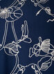 Chemisier &agrave; manches courtes avec motif brod&eacute;, Bleu, Packshot image number 2