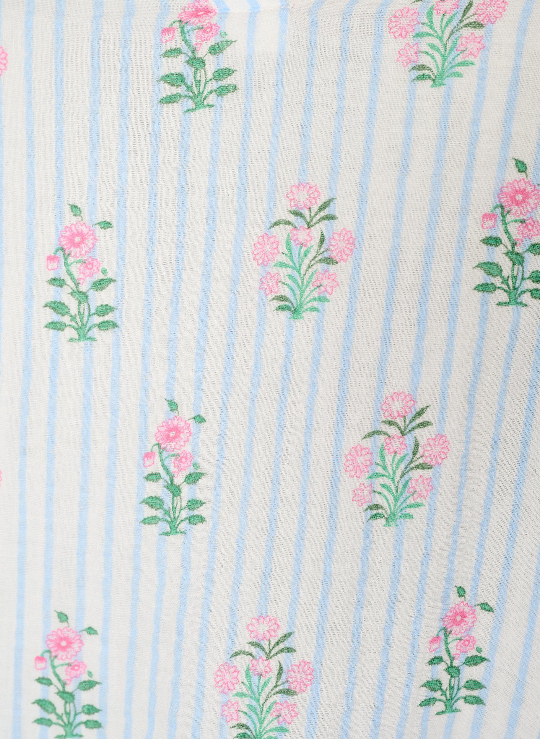 ZizziRobe courte &eacute;vas&eacute;e en mousseline de coton, Vanille, Packshot image number 2