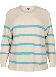 Pull en tricot côtelé à rayures, P.Stone/Reef W.Mel., Packshot