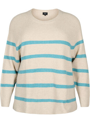 Pull en tricot côtelé à rayures, P.Stone/Reef W.Mel., Packshot image number 0