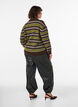 Pantalon ballon en similicuir, Noir, Model image number 1