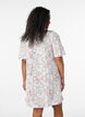 Robe en coton &agrave; imprim&eacute; floral et broderie anglaise, Vanille, Model image number 2