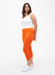 Leggings basiques longueur 3/4 en viscose, Orange, Model image number 1