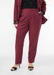 Pantalon avec poches et jambes droites, Bordeaux, Model image number 2