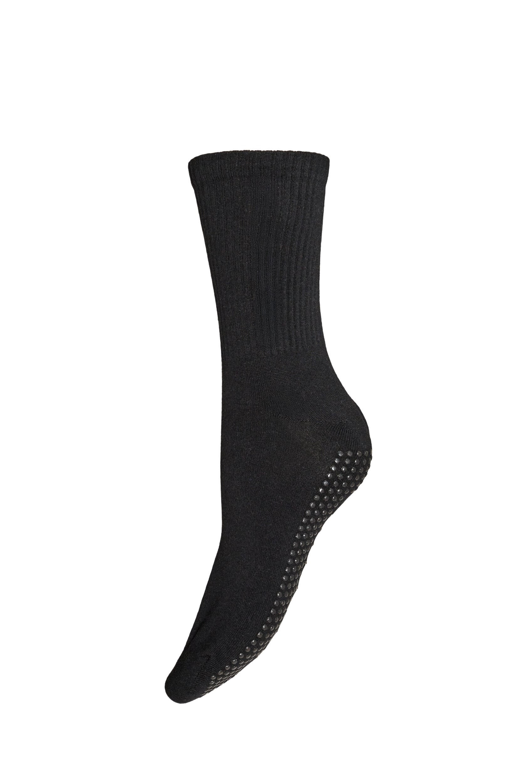 ZizziLot de 2 paires de chaussettes pour reformer avec grips antid&eacute;rapants, Noir, Packshot image number 3