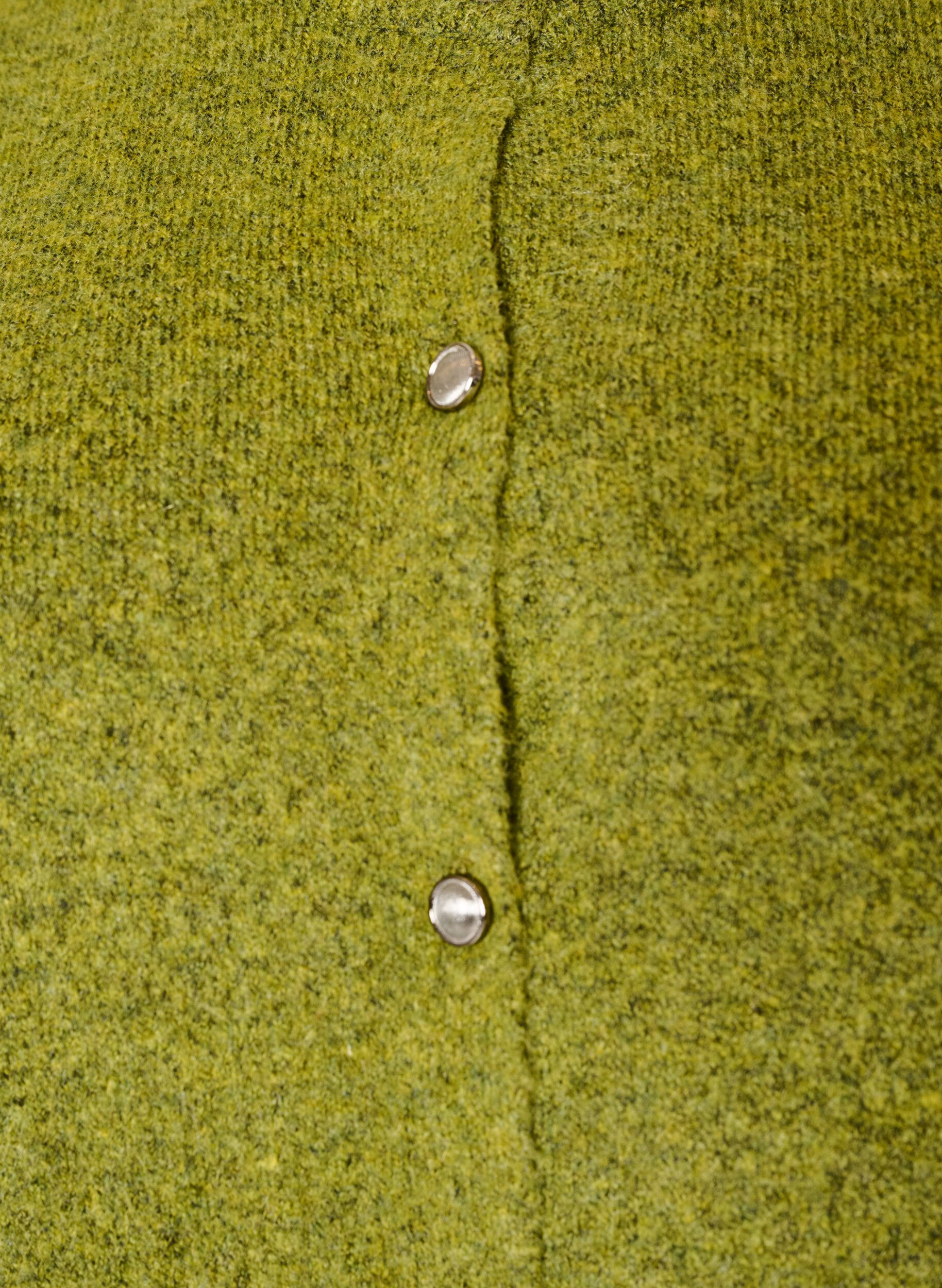 ZizziCardigan en maille avec manches courtes, Vert clair, Packshot image number 2