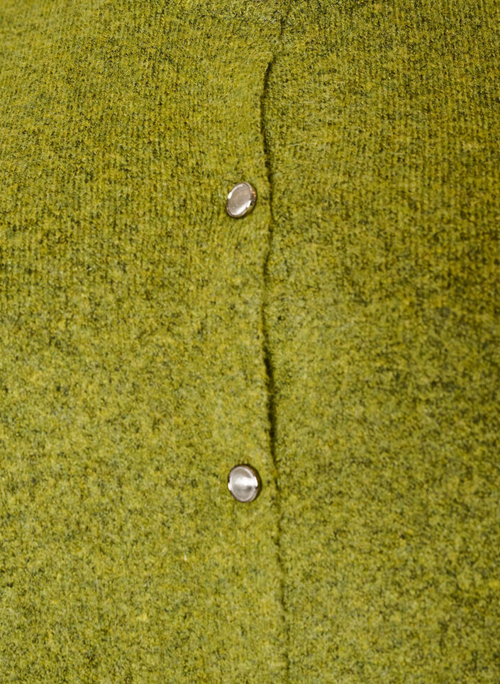 Cardigan en maille avec manches courtes, Vert clair, Packshot image number 2