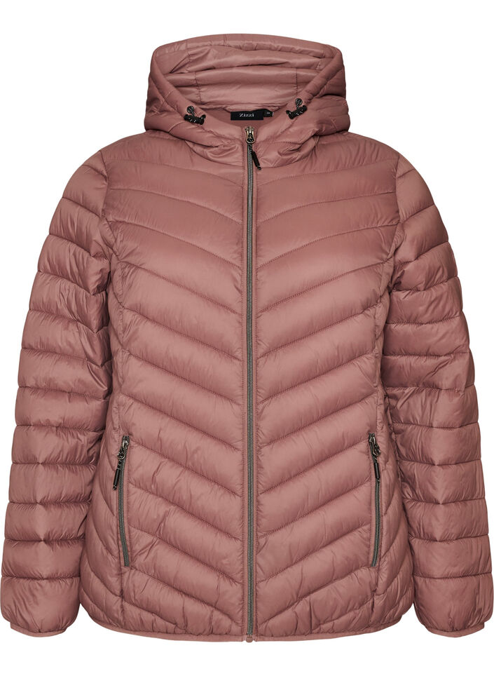 Veste l&eacute;g&egrave;re &agrave; capuche, Rose, Packshot image number 0