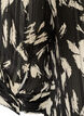 Chemise &agrave; motifs avec col montant et manches 3/4, Noir, Packshot image number 3