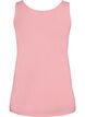 Haut Basic uni en coton, Rose, Packshot image number 1