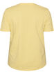 T-shirt en coton avec imprim&eacute;, Jaune clair, Packshot image number 1