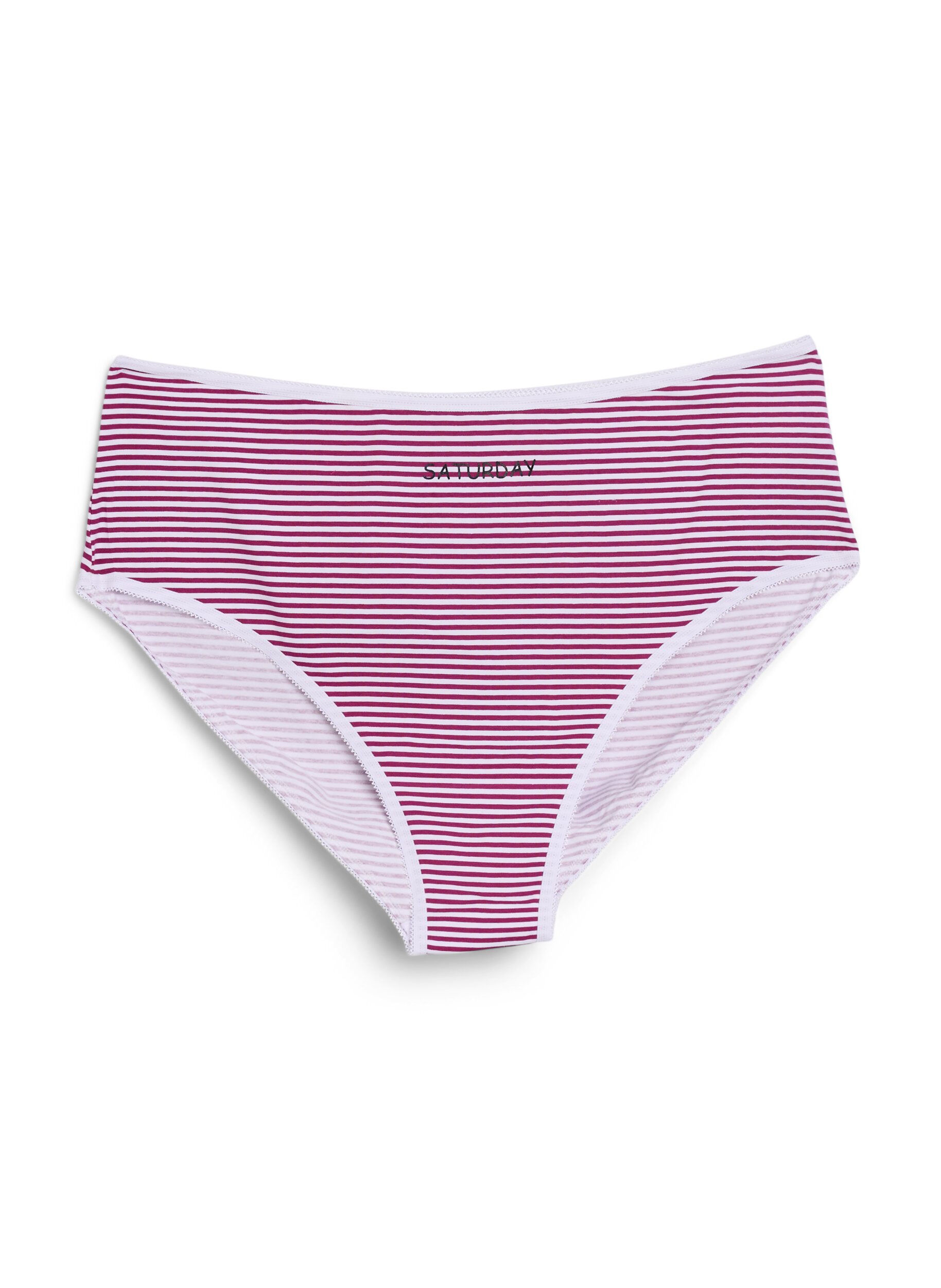 Zizzi7-pack de culottes avec une taille standard, Bleu, Packshot image number 2