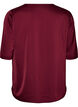 Blouse en satin &agrave; manches au coude, Bordeaux, Packshot image number 1