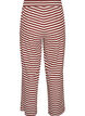 Pantalon de pyjama ray&eacute; &agrave; taille haute et coupe ample, 0426, Packshot image number 1