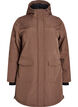 Veste softshell r&eacute;sistante &agrave; l'eau avec doublure matelass&eacute;e, Marron, Packshot image number 0