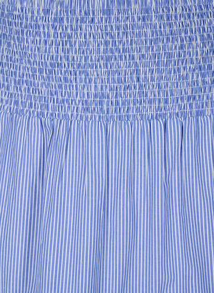 Jupe longue rayée avec smocks, Baja Blue Stripe, Packshot image number 2