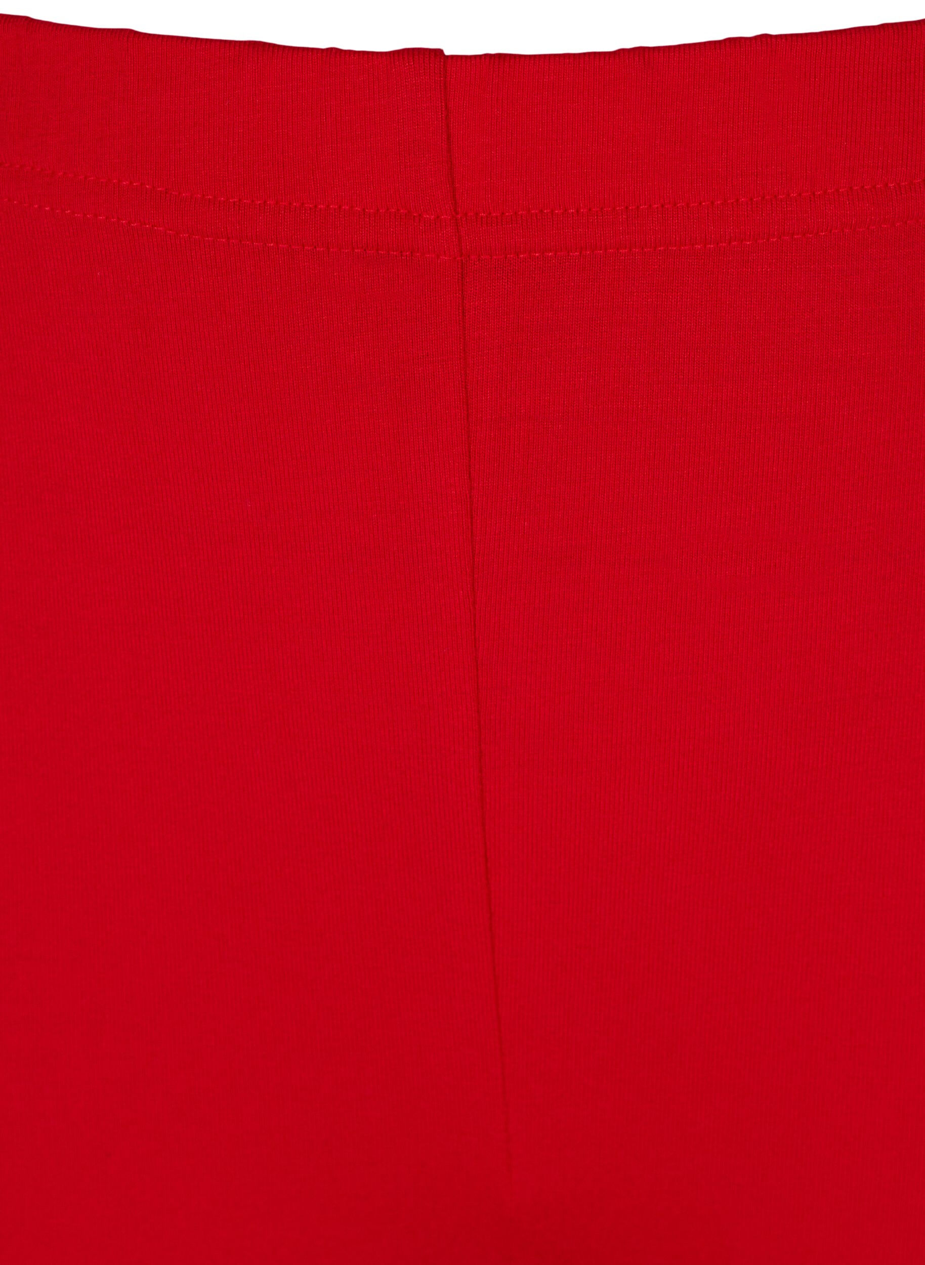 Zizzi Legging 3/4 basique, Tango Red, Packshot image number 2