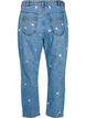 Jeans Mille coupe Mom avec broderies, Bleu Clair, Packshot image number 1