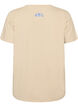 T-shirt en coton avec imprim&eacute;, Beige, Packshot image number 1
