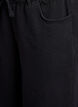 Jean ample &agrave; ceinture &eacute;lastique et cordon de serrage, Noir, Packshot image number 2