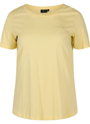 T-shirt en coton à manches courtes avec imprimé, Pale Banana Shine, Packshot image number 0