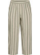 Pantalon large en lin et viscose, Vanille, Packshot image number 0