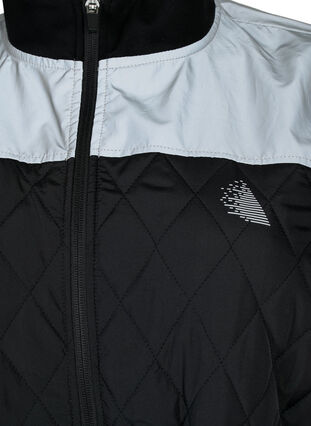 Veste de sport réfléchissante avec taille réglable, Black w. Reflex, Packshot image number 2