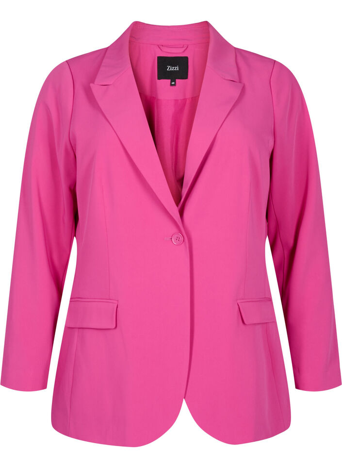 Blazer classique avec poches, Festival Fuchsia, Packshot image number 0