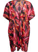 Kimono de plage avec imprimé, Rouge, Packshot image number 0