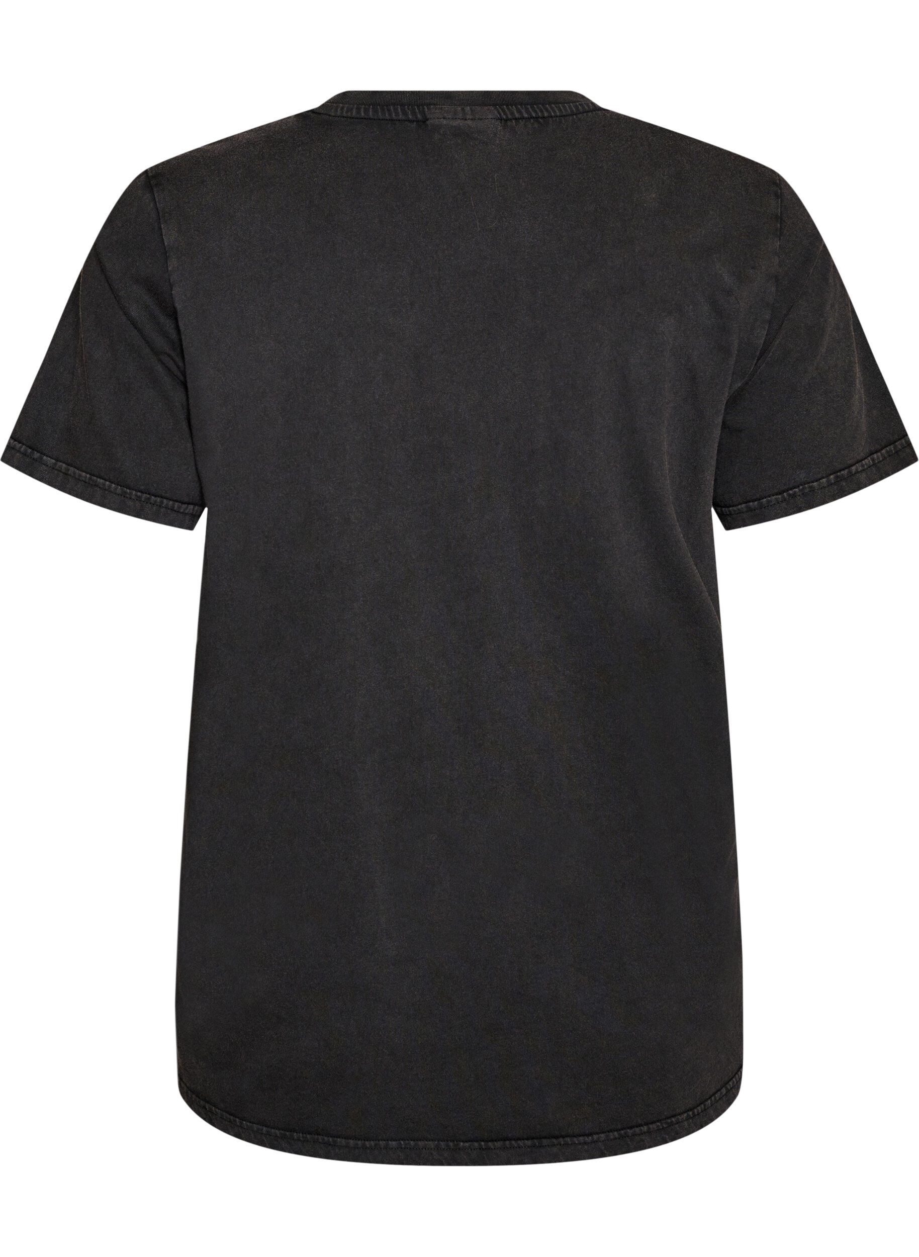 ZizziT-shirt graphique en coton bio, Gris, Packshot image number 1