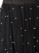 Jupe midi en tulle avec perles, Noir, Packshot image number 2