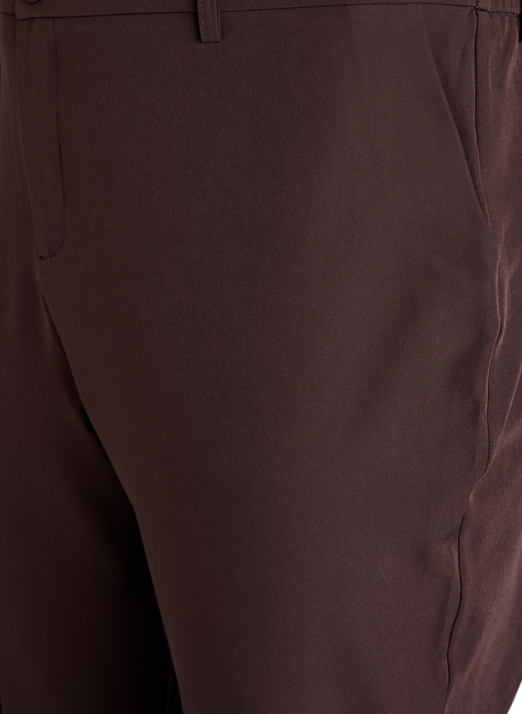 ZizziPantalon avec poches et jambes droites, Marron, Packshot image number 2
