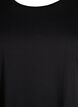 T-shirt &agrave; manches courtes en coton m&eacute;lang&eacute;, Noir, Packshot image number 2