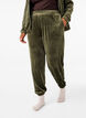 Pantalon ample en velours, Vert fonc&eacute;, Model image number 2