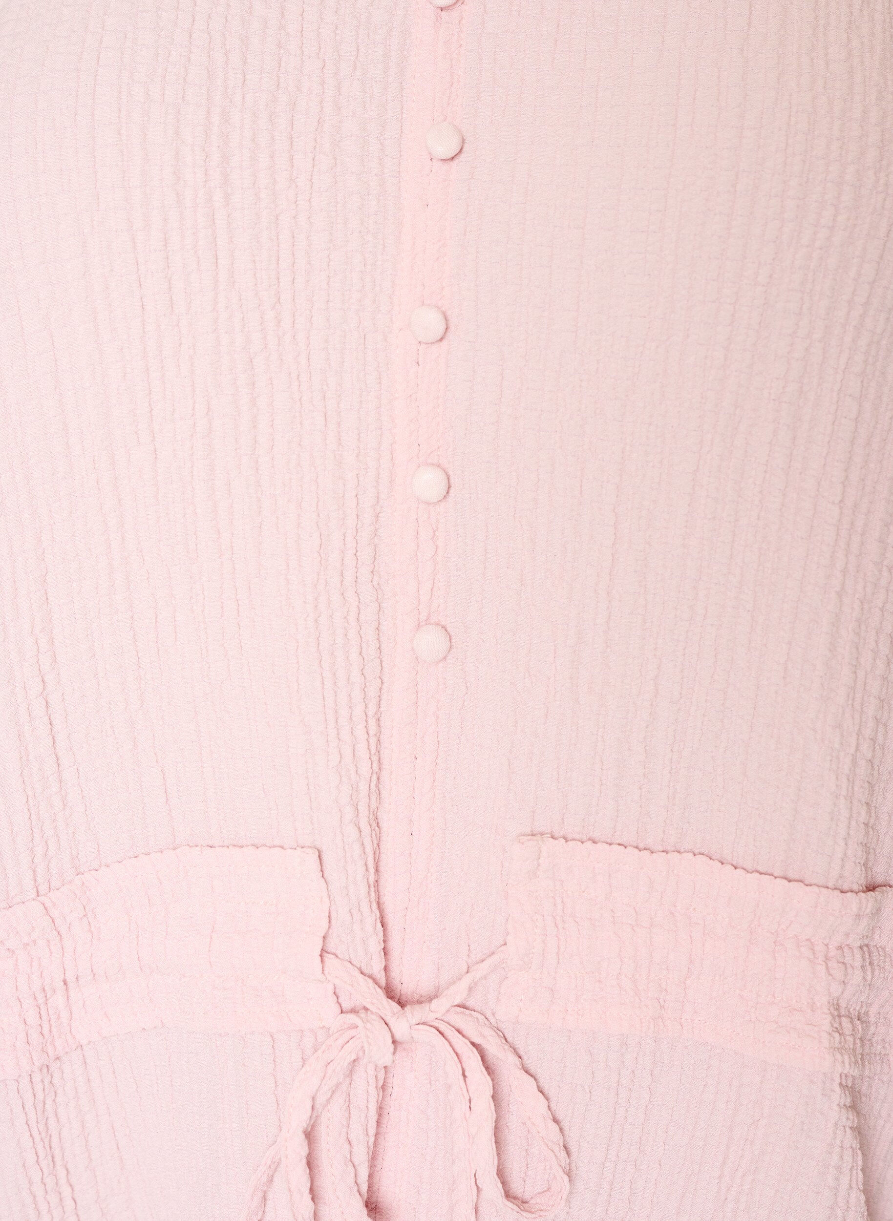 ZizziBlouse avec texture et lien &agrave; la taille, Rose, Packshot image number 2