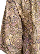 Blouse en viscose avec imprim&eacute; cachemire et lien &agrave; nouer, Jaune, Packshot image number 3