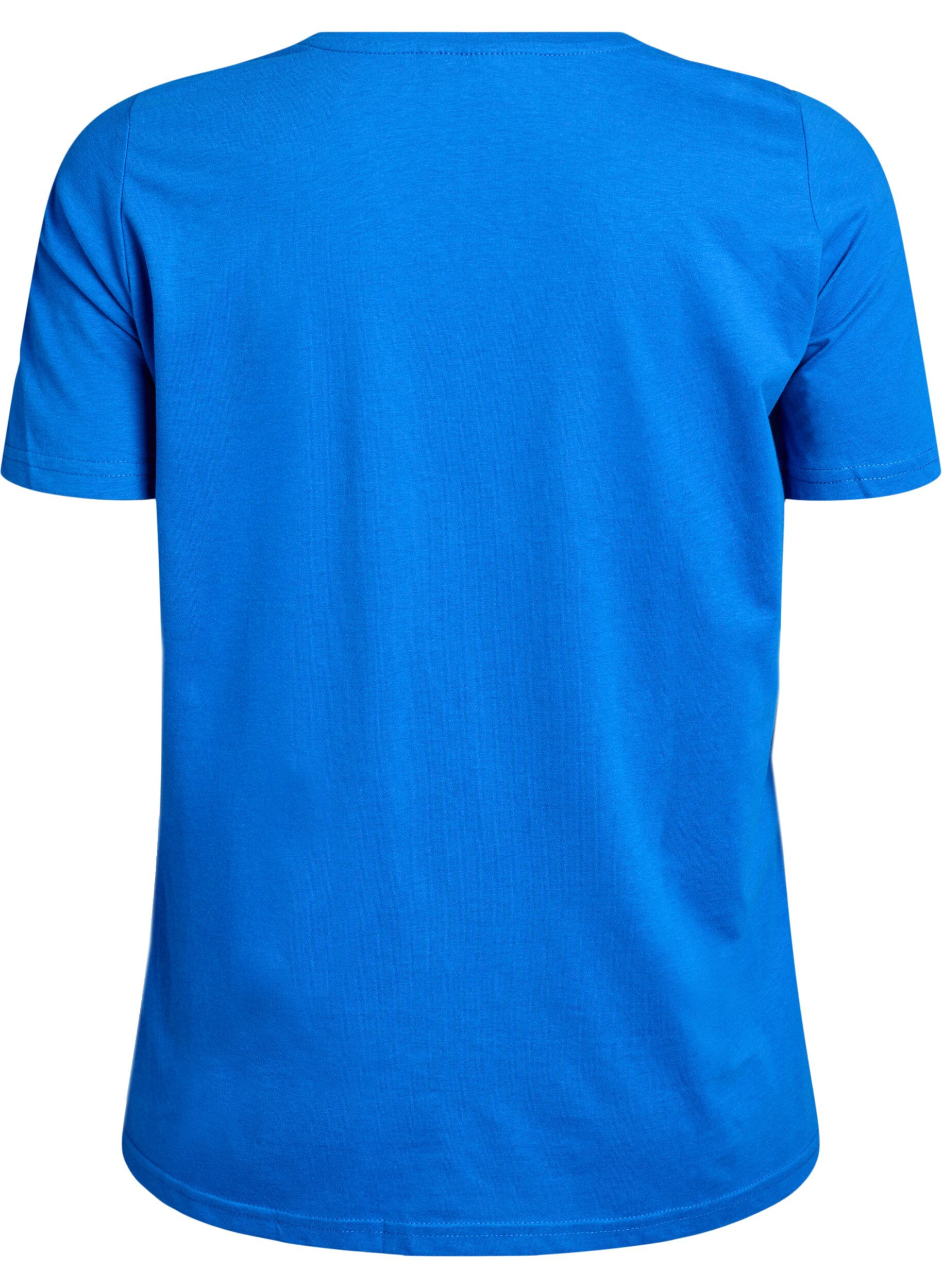 Zizzi FLASH - T-shirt avec motif, Bleu, Packshot image number 1