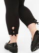 leggings 3/4 en viscose avec noeud, Black, Model image number 2