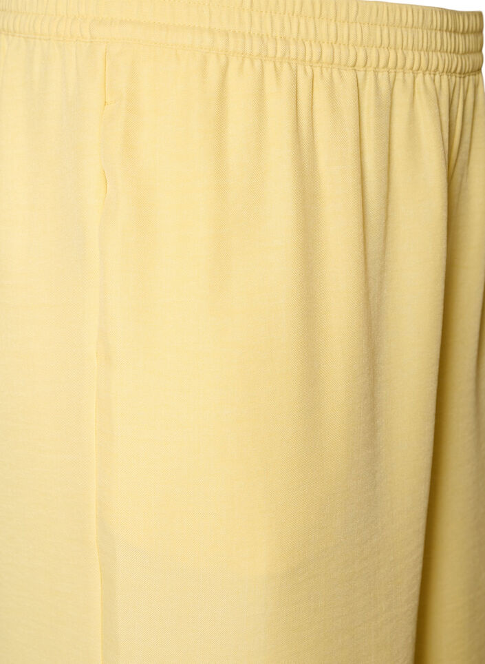 Pantalon ample avec ceinture &eacute;lastique et poches, Jaune clair, Packshot image number 2